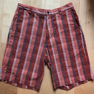 Tommy Bahama plaid cargo shorts